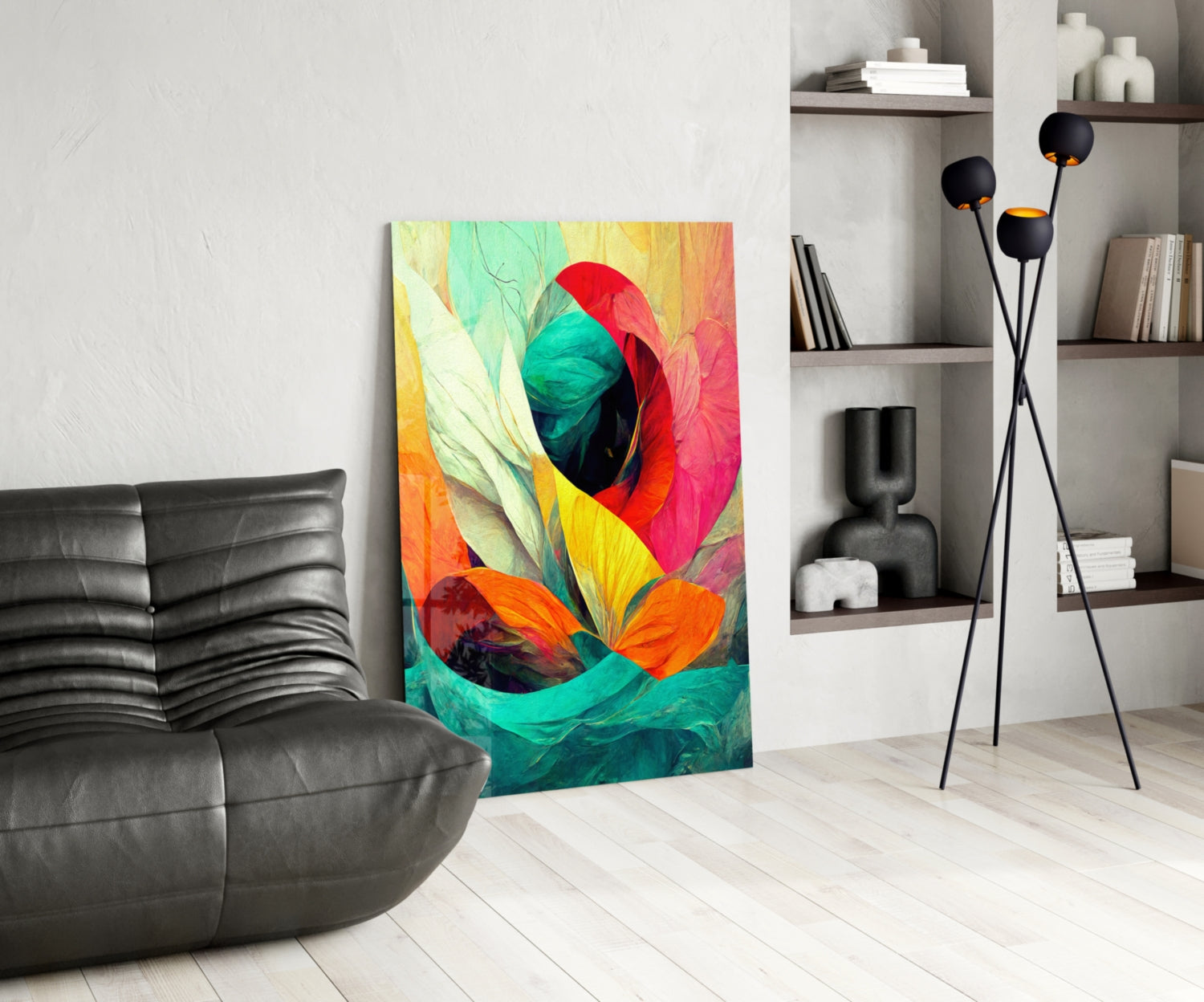 Hidden Swan Glass Wall Art  || Designer Collection.