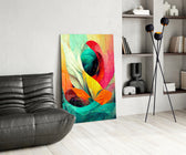 Hidden Swan panel adding editorial grace to a dining room