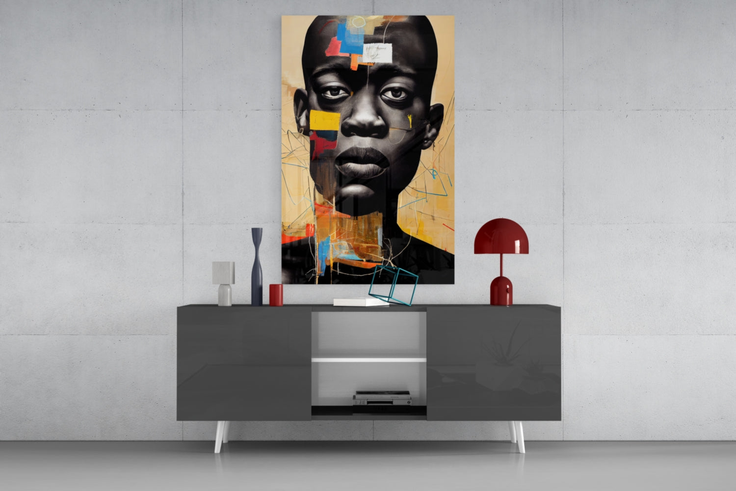 The Rebellious Look Glass Wall Art  || Designer Collection.