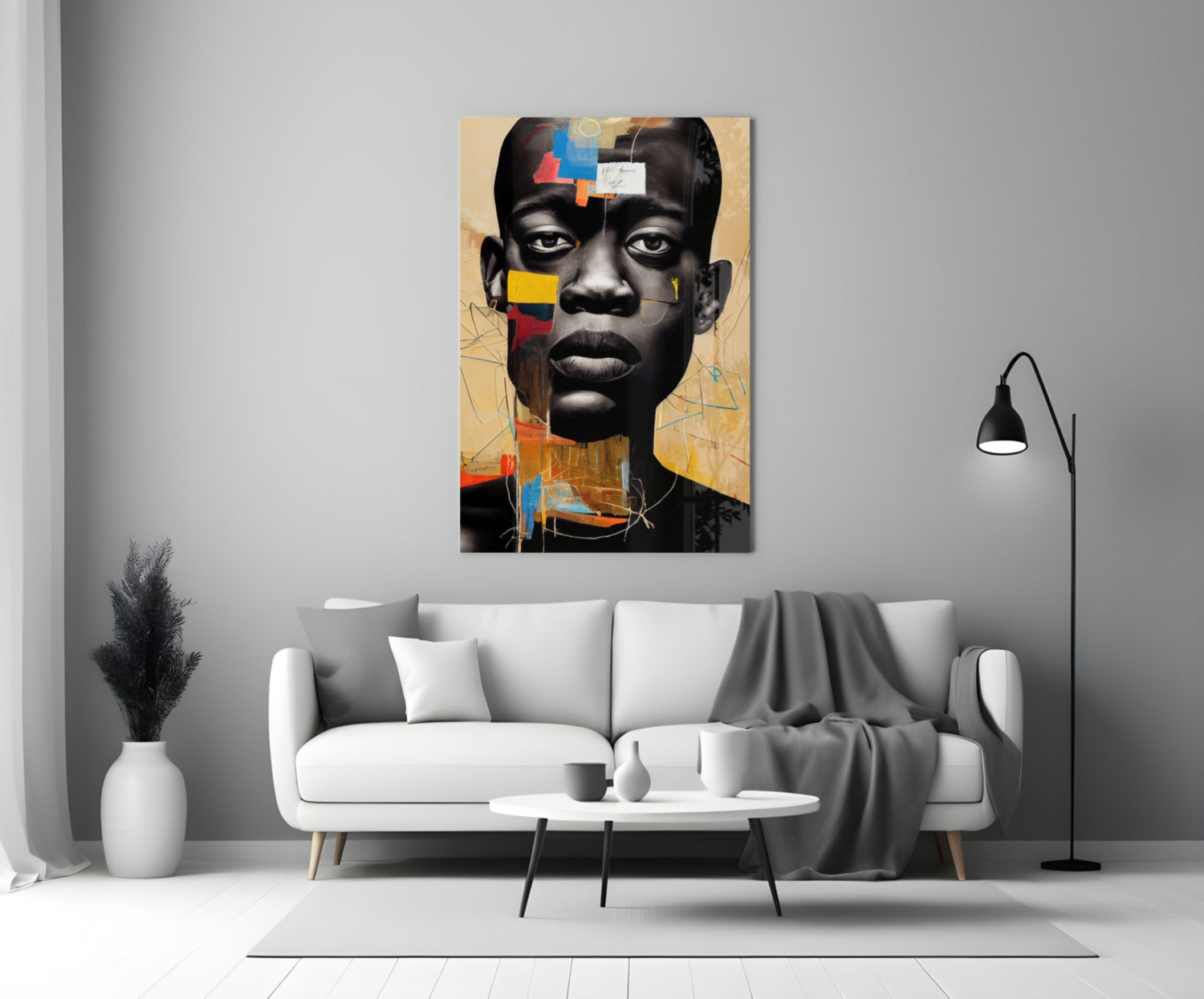 The Rebellious Look Glass Wall Art  || Designer Collection.