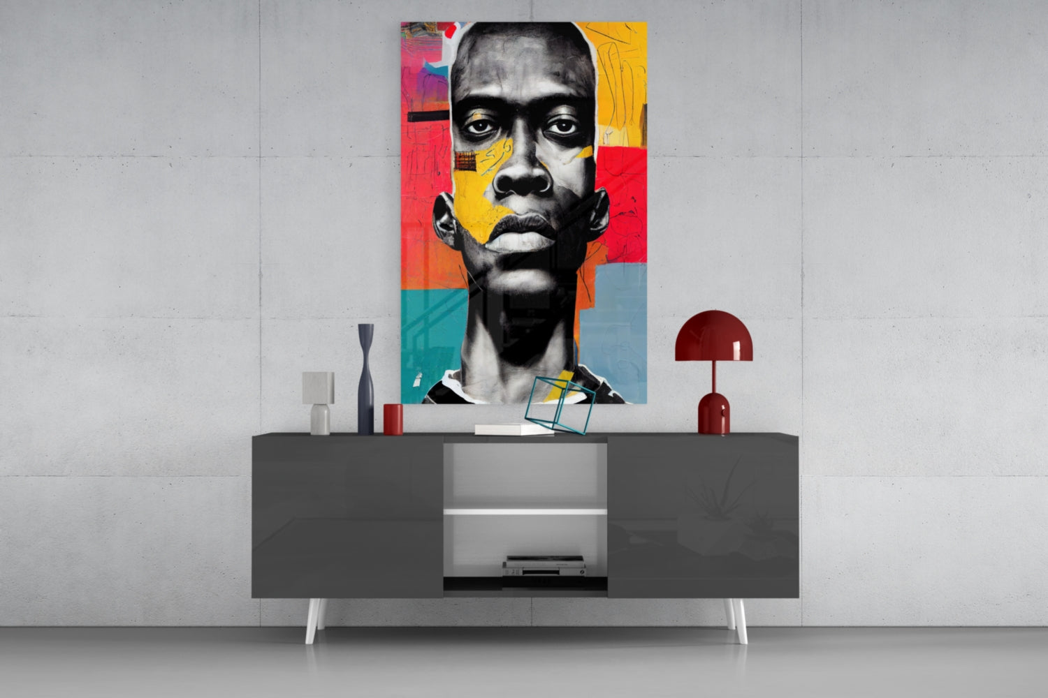 The Rebellious Look Glass Wall Art || Designer Collection.