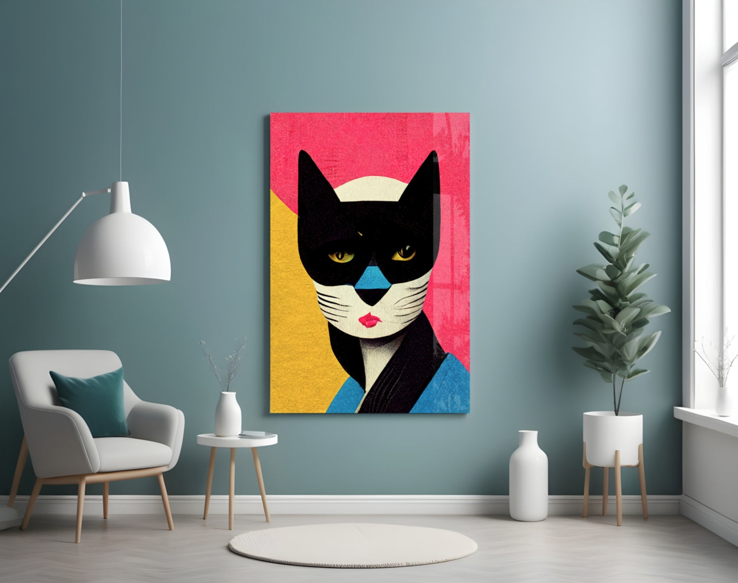 Masked Glass Wall Art  || Designer Collection.