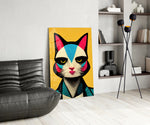 The Cat panel adding editorial grace to a living room