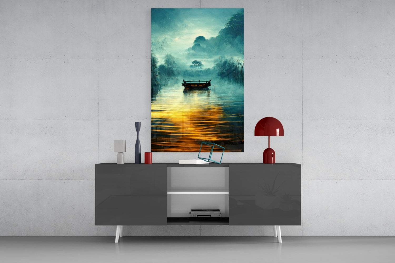 Silence Glass Wall Art  || Designer Collection.