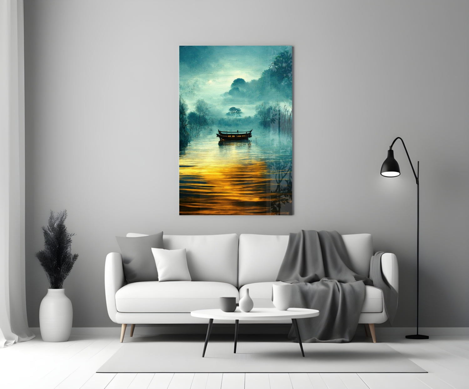 Silence Glass Wall Art  || Designer Collection.