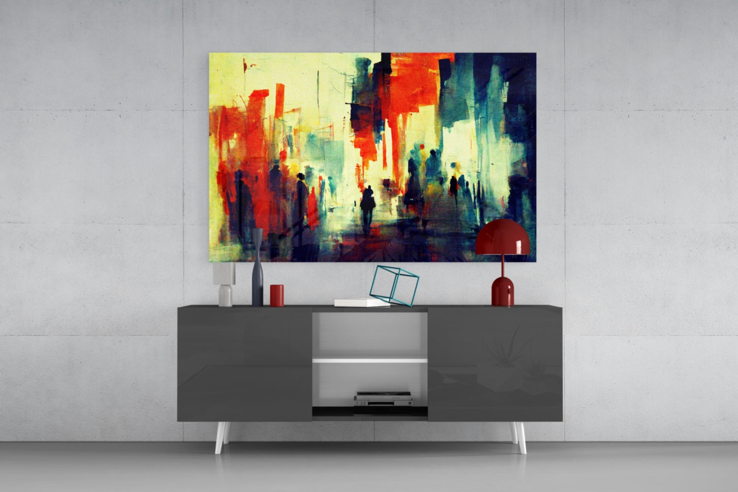 Silhouettes Glass Wall Art  || Designer Collection.