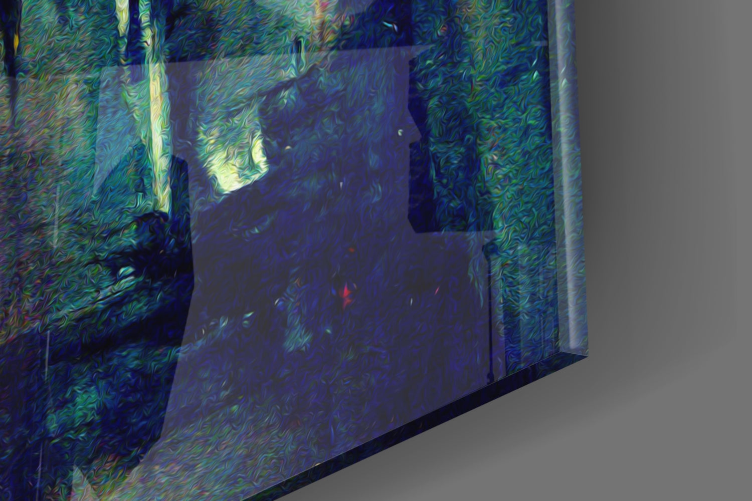 Silhouettes Glass Wall Art  || Designer Collection.