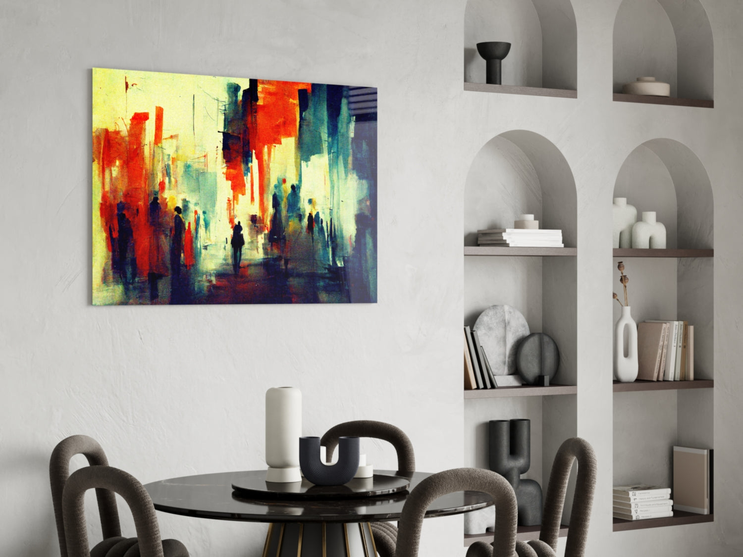 Silhouettes Glass Wall Art  || Designer Collection.