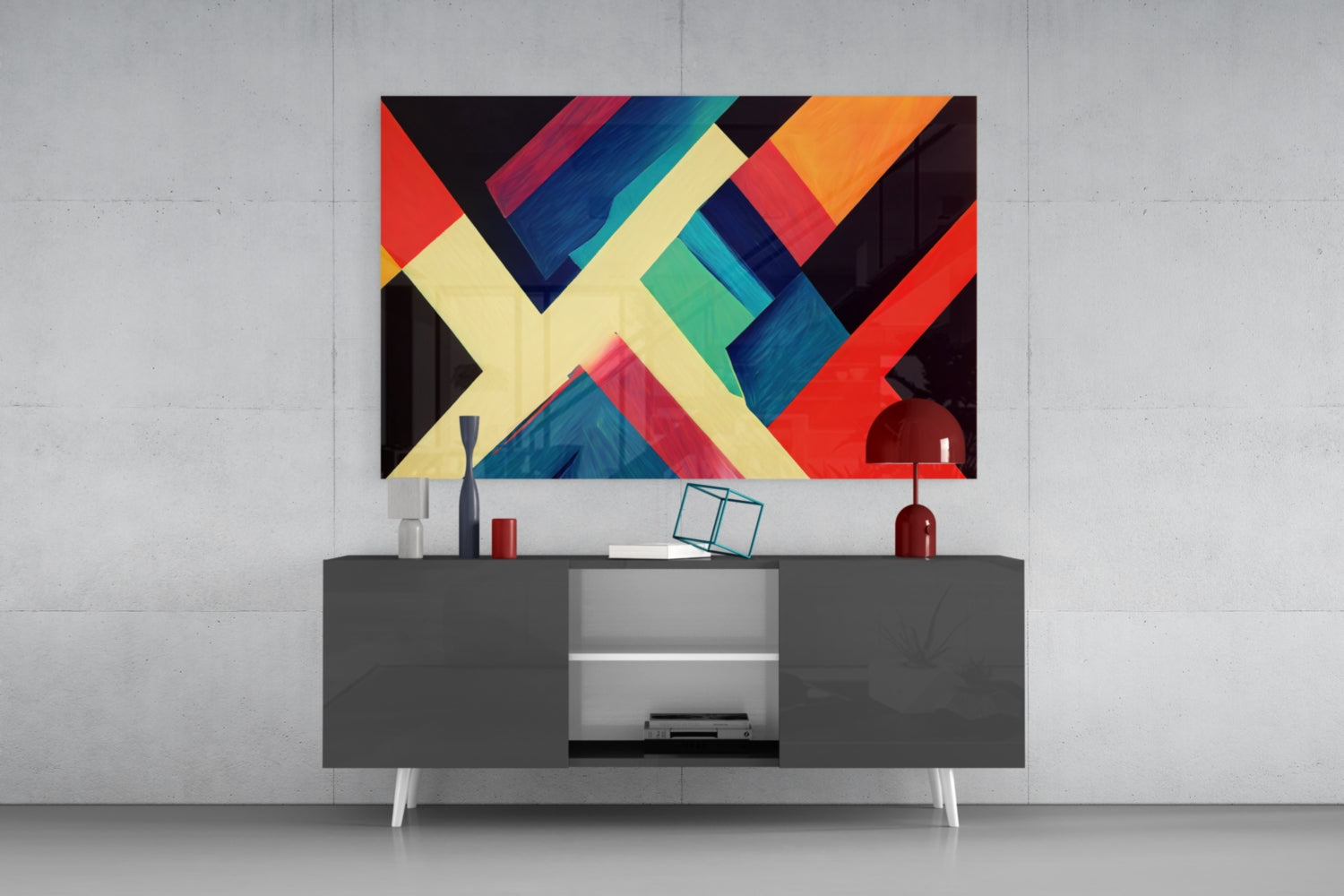 Corners Glass Wall Art  || Designers Collection.