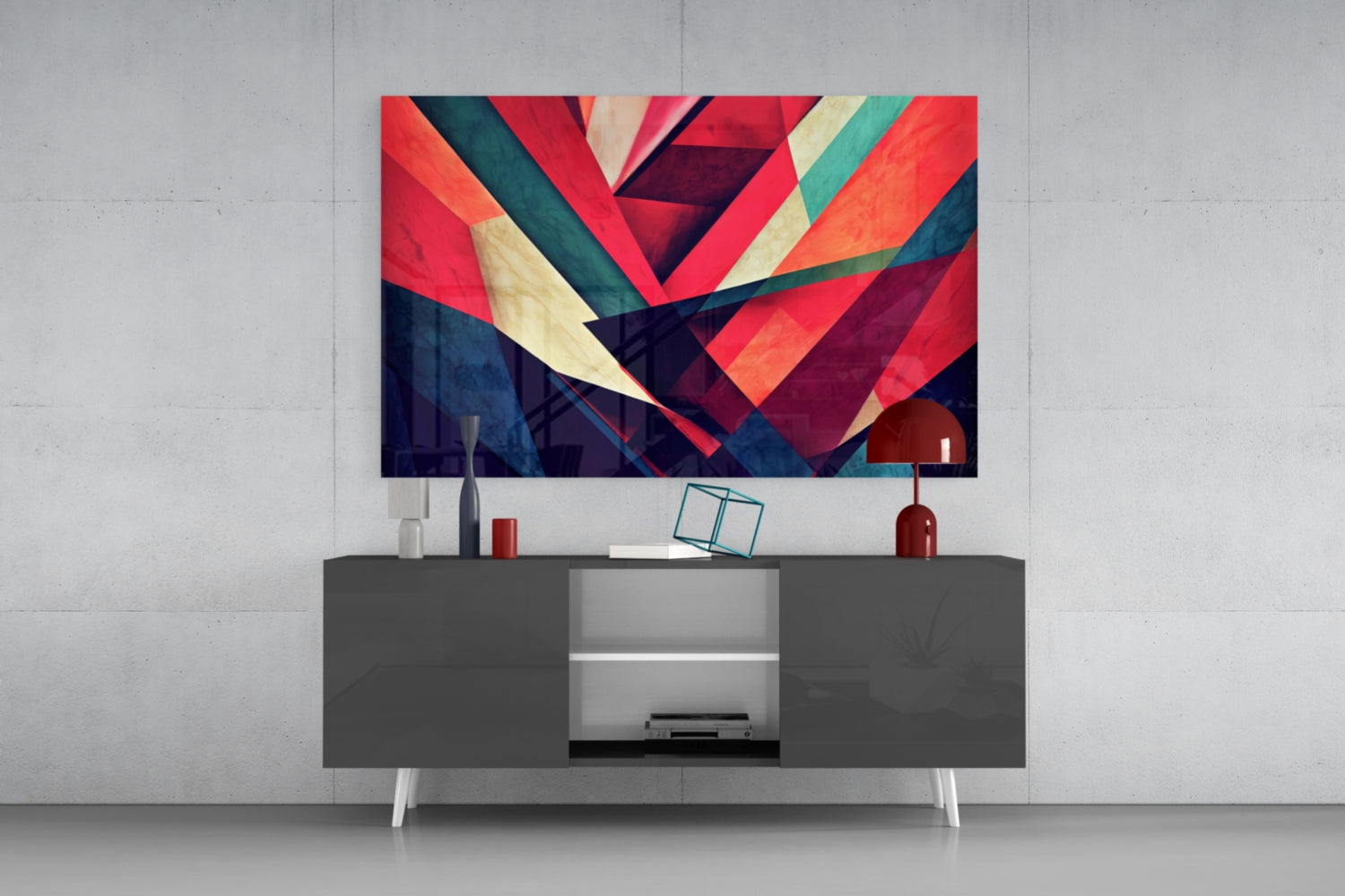 Corners Glass Wall Art  || Designers Collection.