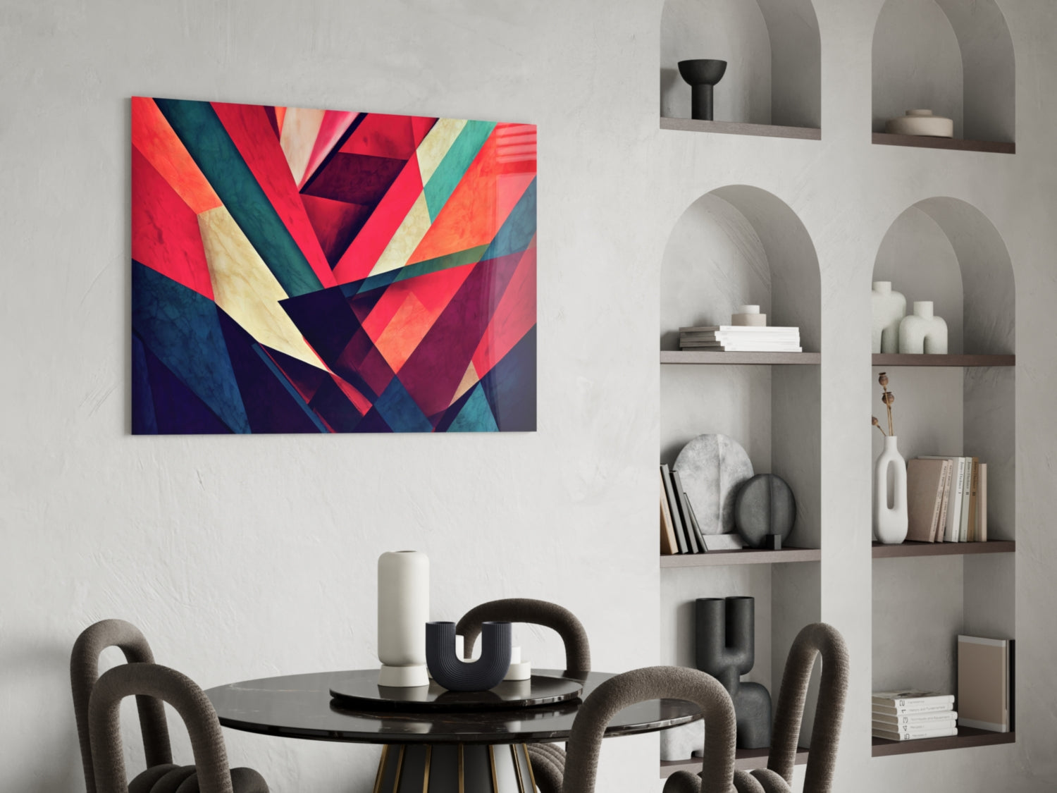 Corners Glass Wall Art  || Designers Collection.