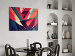 Corners panel adding editorial grace to a living room