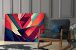 Corners glass print enhancing a study with cinematic energy