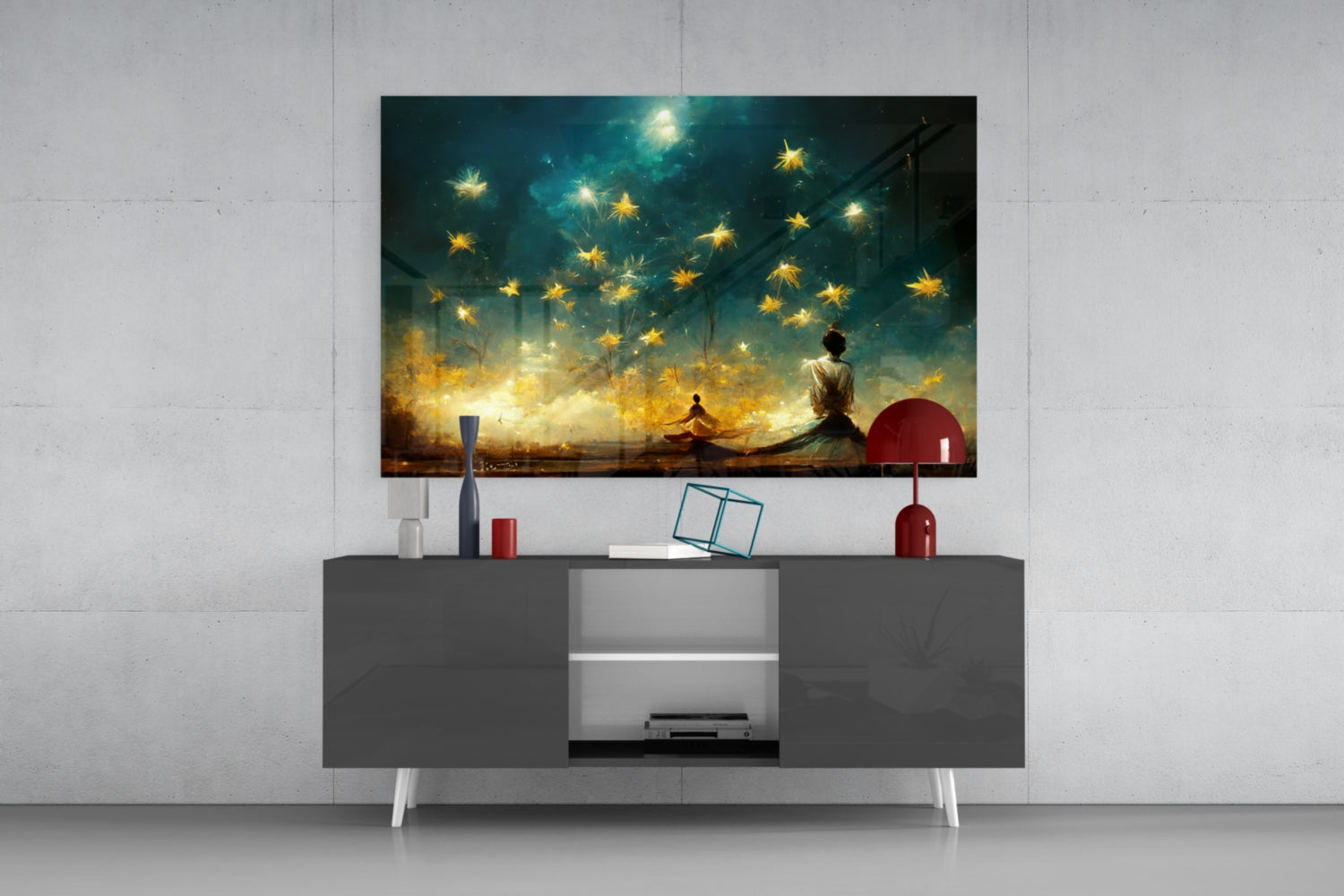 Mysticism Glass Wall Art  || Designer Collection.