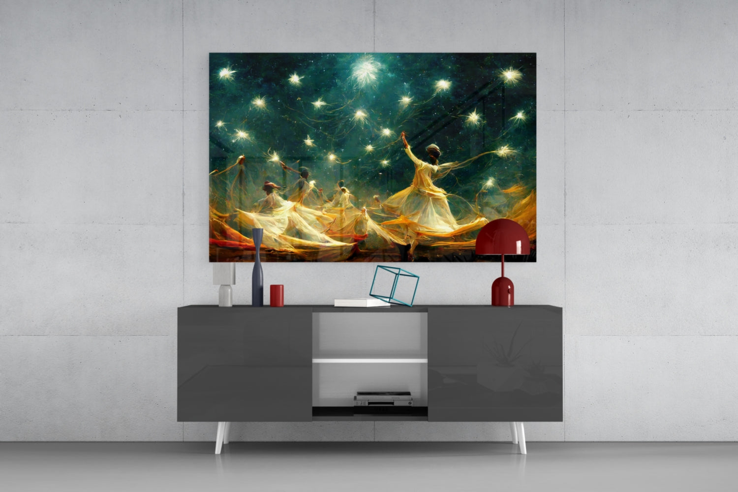 Mysticism Glass Wall Art  || Designer Collection.