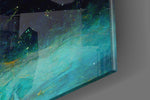 Mysticism artwork anchoring a wall with warm dramatic palette