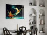 Mysticism panel adding editorial grace to a dining room