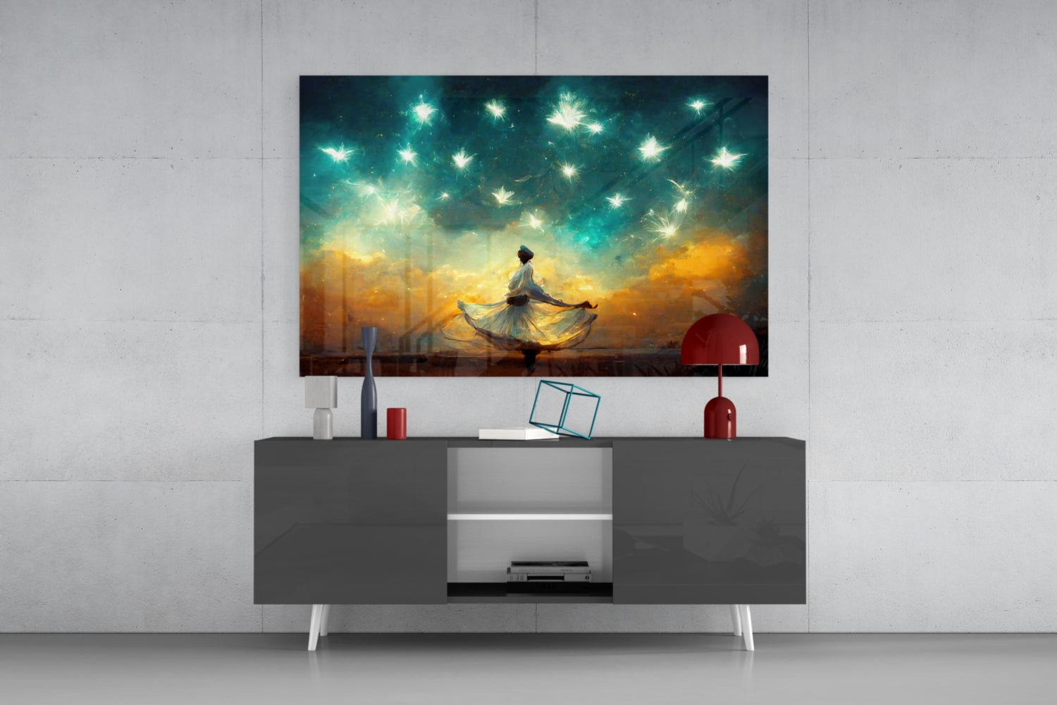Mysticism Glass Wall Art  || Designer Collection.
