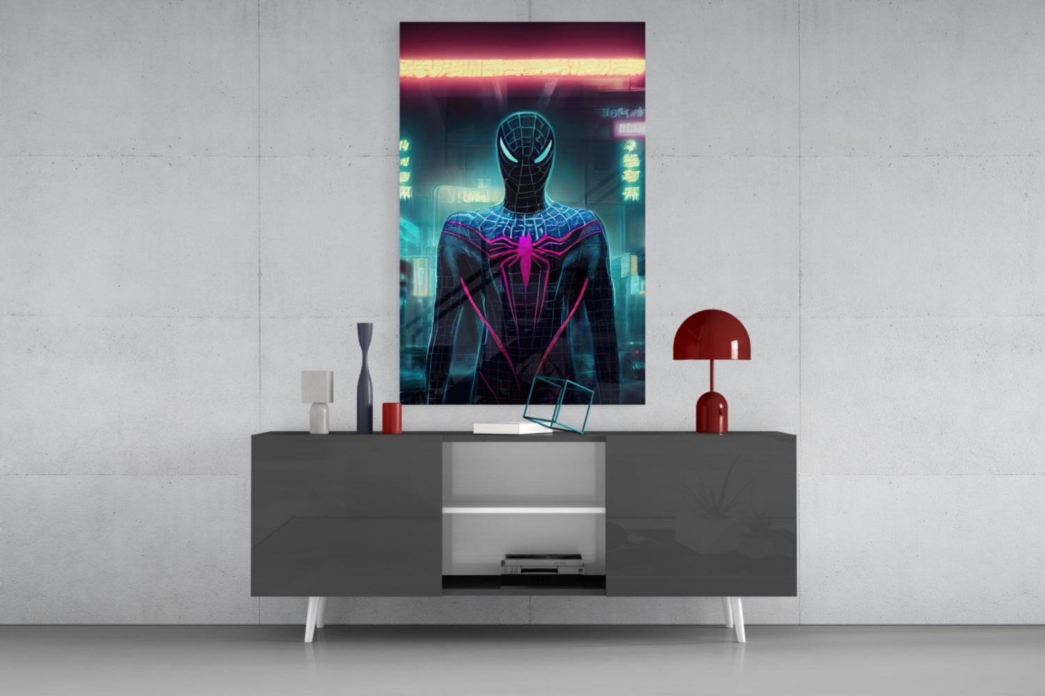 Spider Glass Wall Art  || Designer Collection.