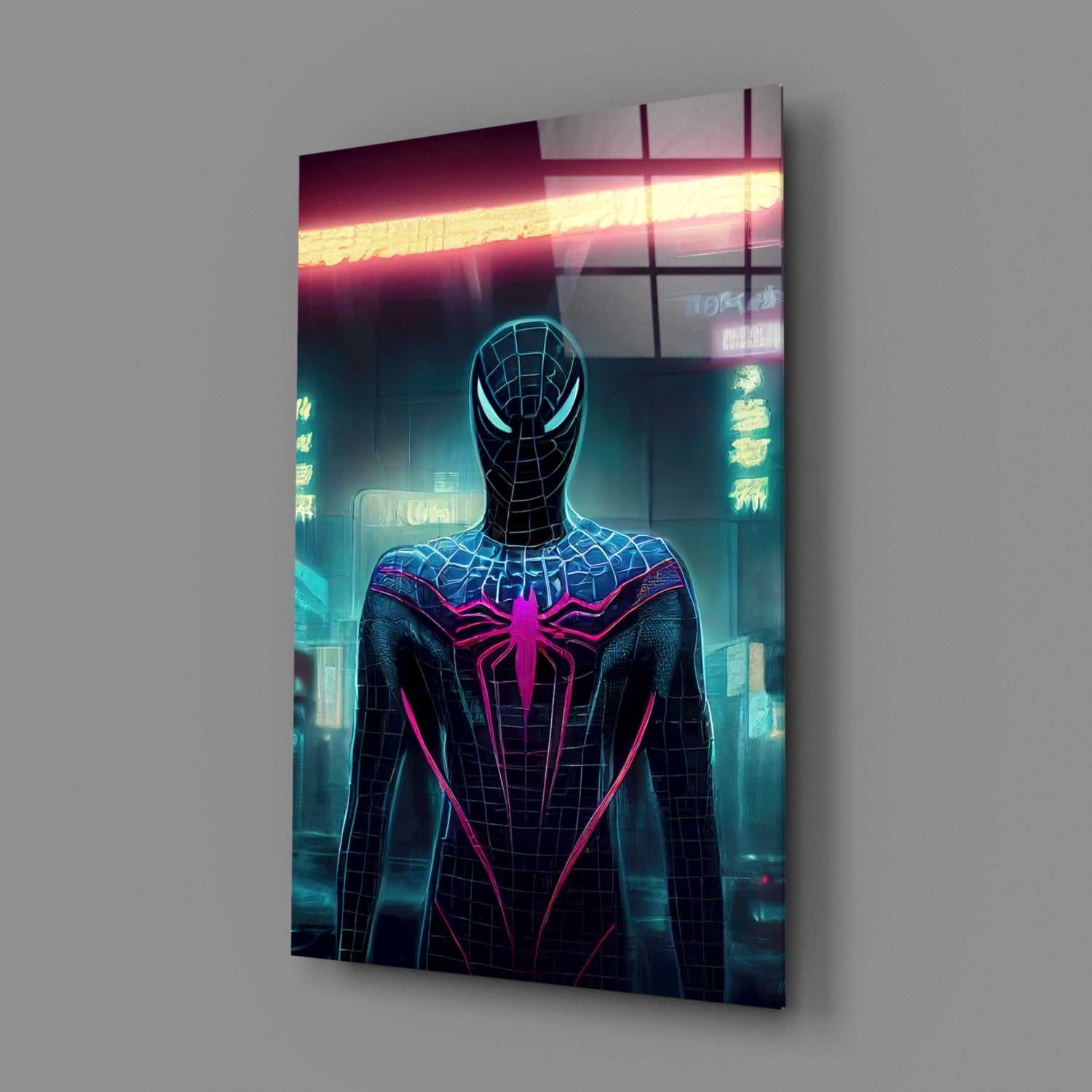 Spider Glass Wall Art  || Designer Collection.