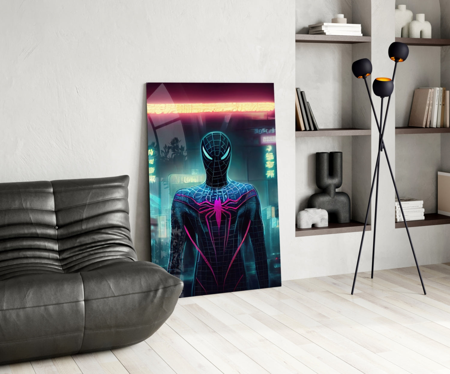 Spider Glass Wall Art  || Designer Collection.