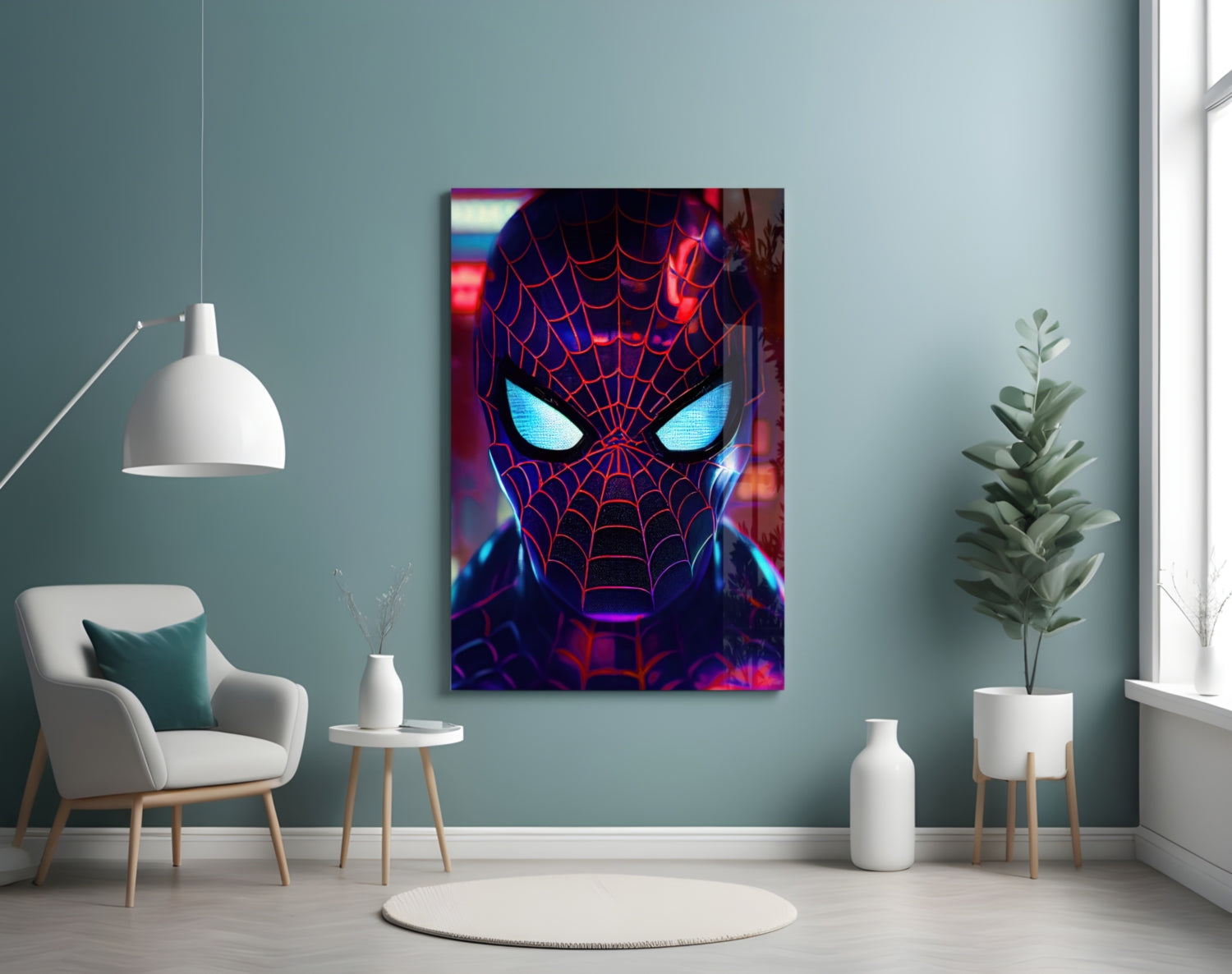 Spider Glass Wall Art  || Designer Collection.