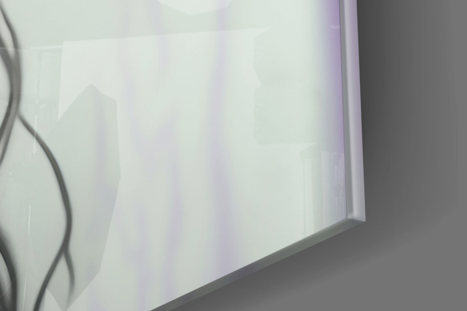 Girl with a Tattoo Glass Wall Art  || Designer Collection.