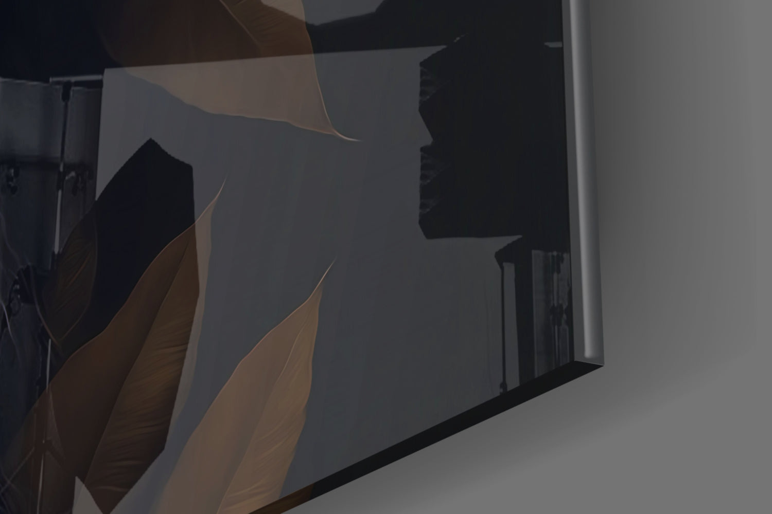 Queen of Flowers Glass Wall Art  || Designer Collection.