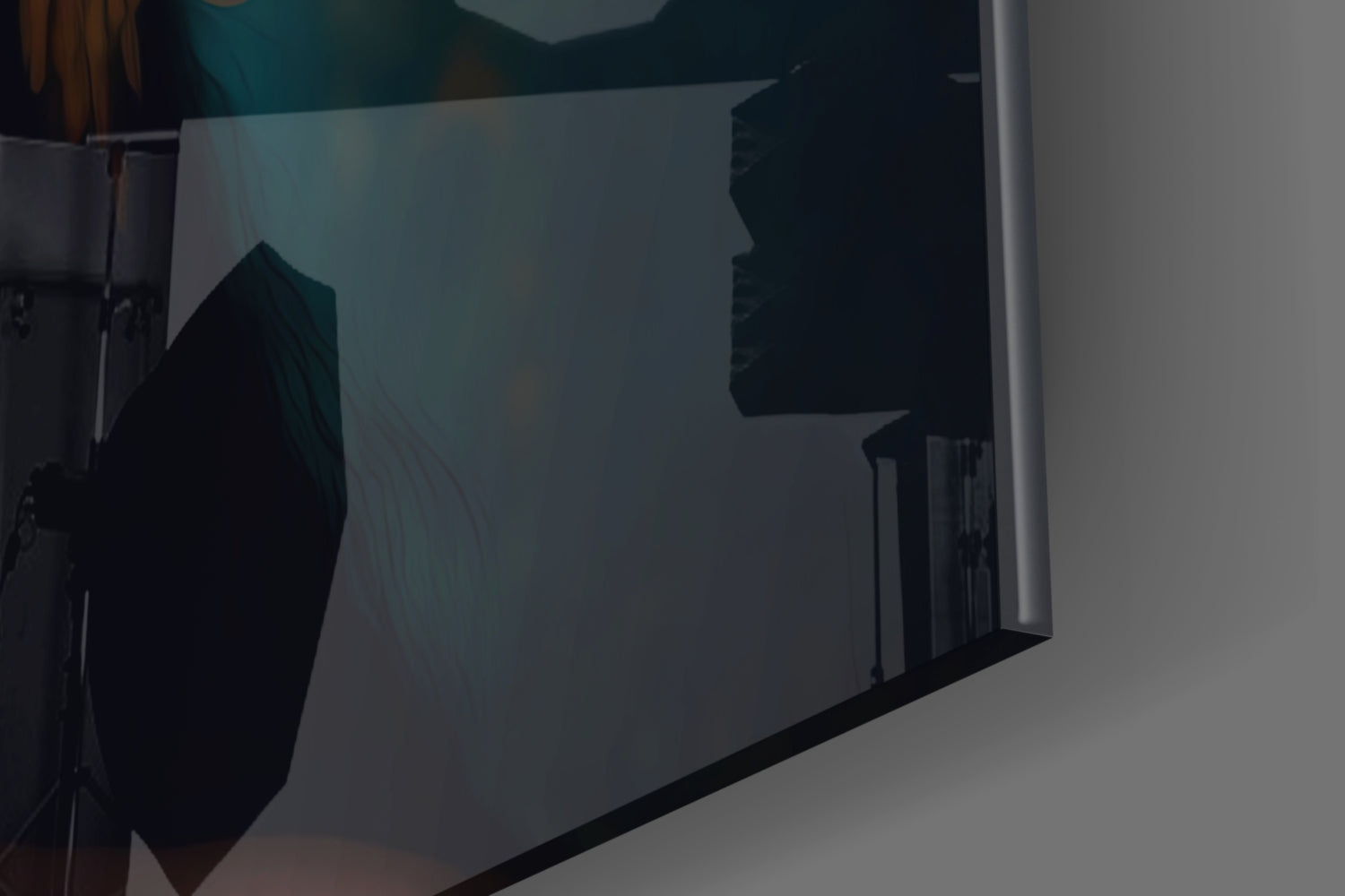 Beauty of the Clan Glass Wall Art  || Designer Collection.