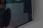 Beauty of the Clan artwork anchoring a wall with warm dramatic palette
