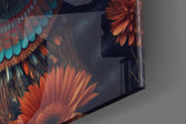 Beauty of the Clan artwork anchoring a wall with warm dramatic palette