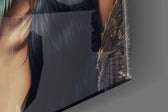 Warrior Beautiful artwork anchoring a wall with warm dramatic palette