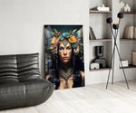 Warrior Beautiful panel adding editorial grace to an office