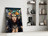 Warrior Beautiful glass print enhancing a study with cinematic mood