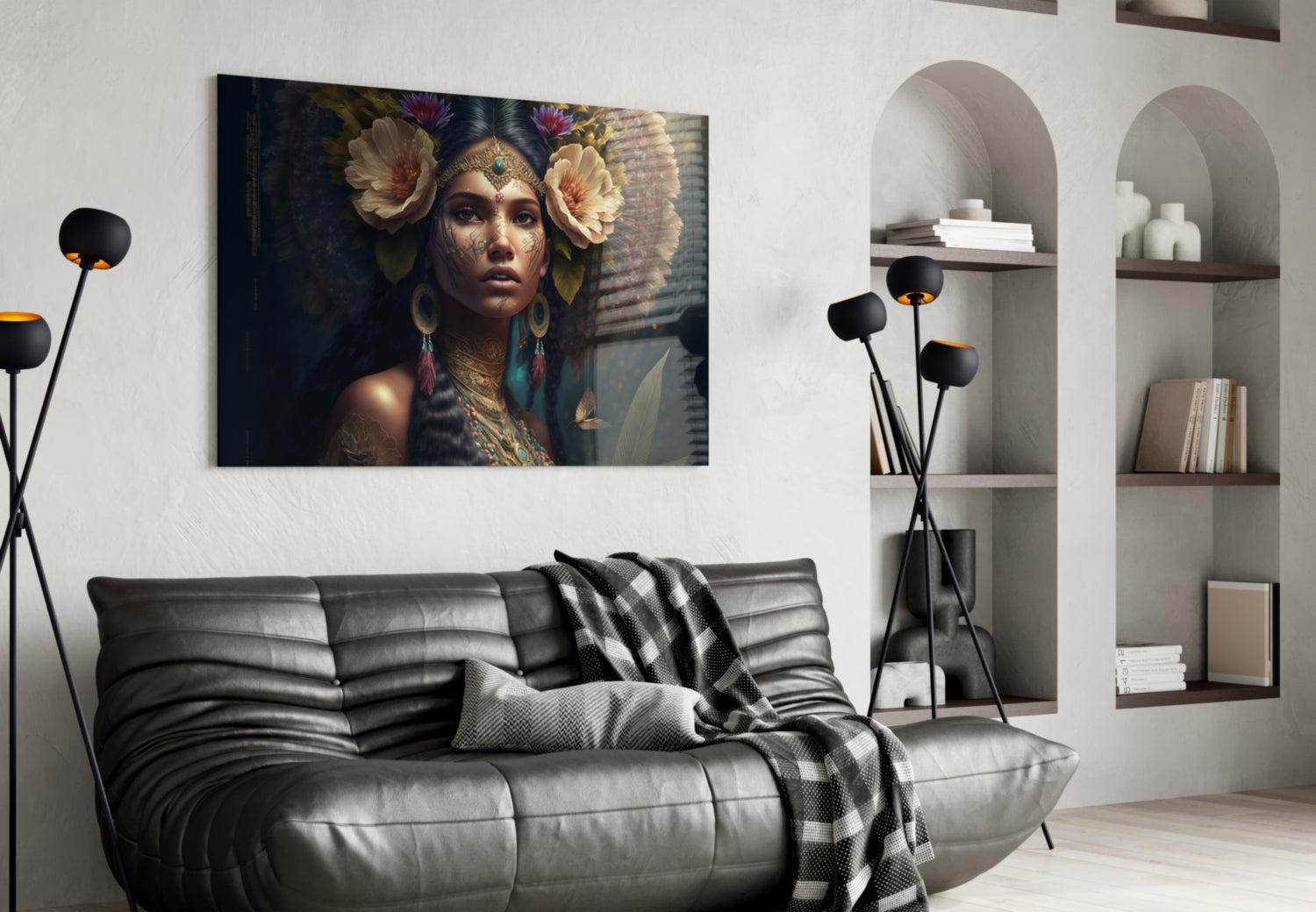 Flower Master Glass Wall Art  || Designer Collection.