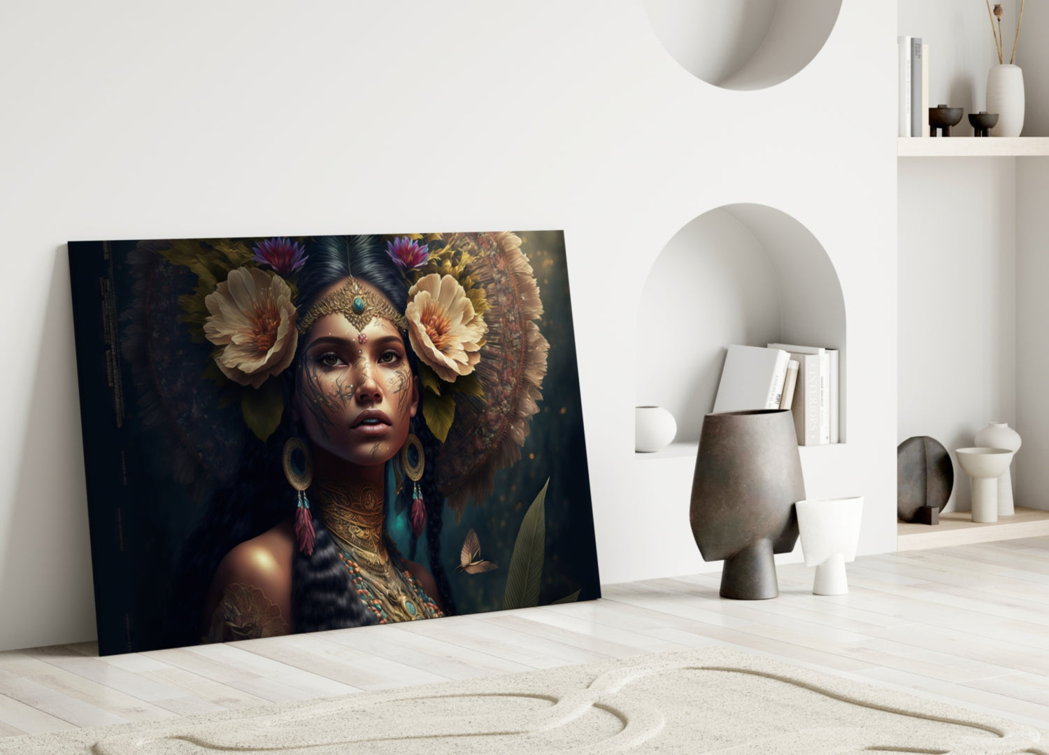 Flower Master Glass Wall Art  || Designer Collection.