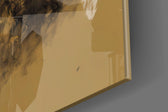 Master Fighter artwork anchoring a wall with bold dramatic palette