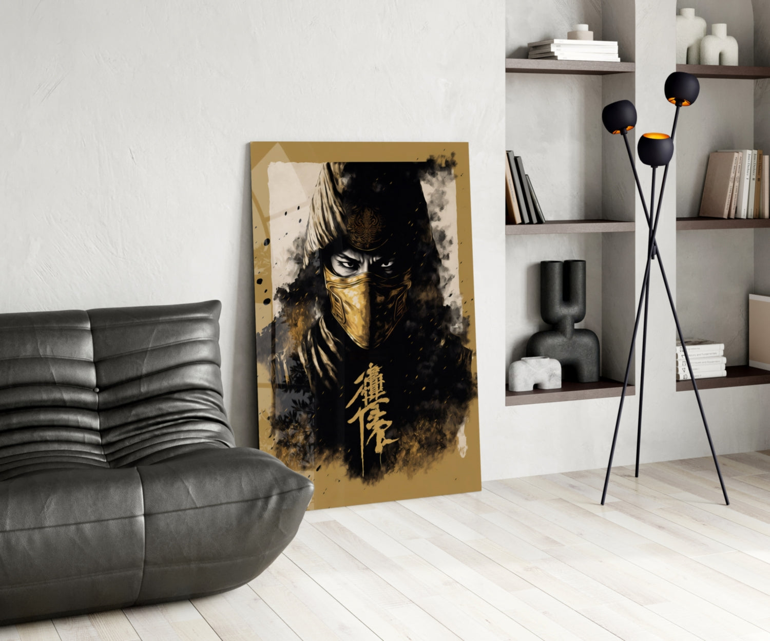 Master Fighter Glass Wall Art  || Designer Collection.