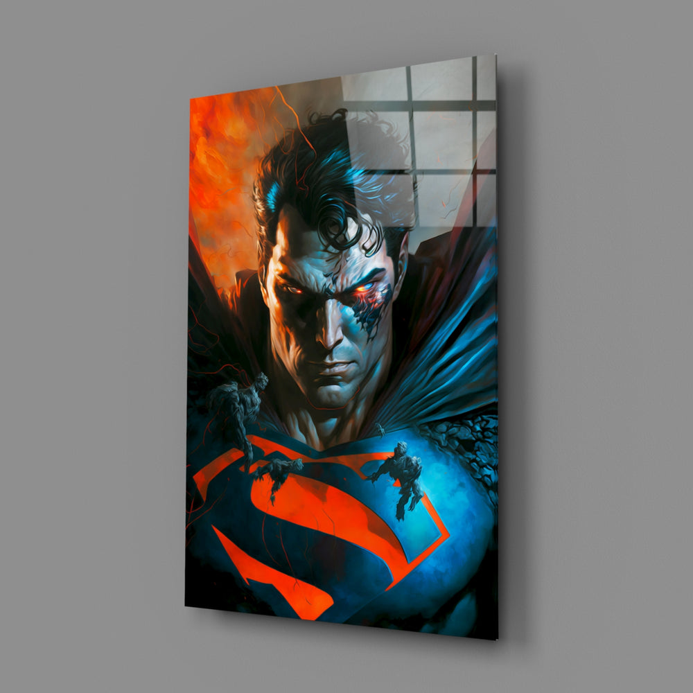 Comic-cinema panel bringing kinetic gravity to a contemporary man cave