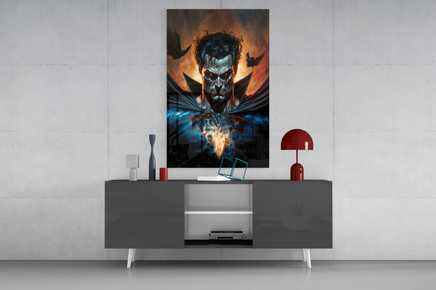 Thirst for Blood Glass Wall Art  || Designer Collection.