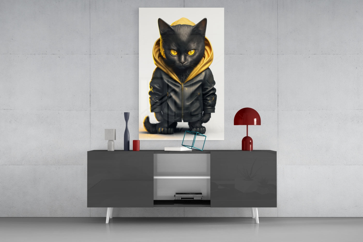 Cutie Cool  Glass Wall Art  || Designers Collection.