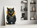 Cutie Cool glass print enhancing an office with cinematic mood