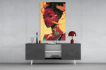 Schuh Glance panel catching window light to reveal its luminous grace