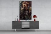 Rockerz panel catching window light to reveal its kinetic gravity