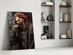 Rockerz glass print enhancing a teen lounge with cinematic mood