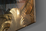 Ape King artwork anchoring a wall with warm dramatic palette