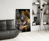 Ape King in Throne panel adding editorial gravity to a study