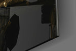 Ape King in Throne artwork anchoring a wall with bold dramatic palette