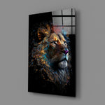 Cosmic-portrait panel bringing kinetic wonder to a contemporary living room