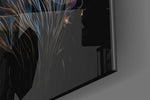 Sparkling Glory artwork anchoring a wall with bold dramatic palette